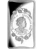 2020 Lunar Year of the Rat 1/2oz Silver Rectangular Coin