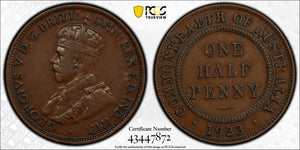 1923 Halfpenny XF40 (Key Date)