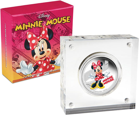 2014 Disney Mickey and Friends 1oz Silver Coin - Minnie Mouse