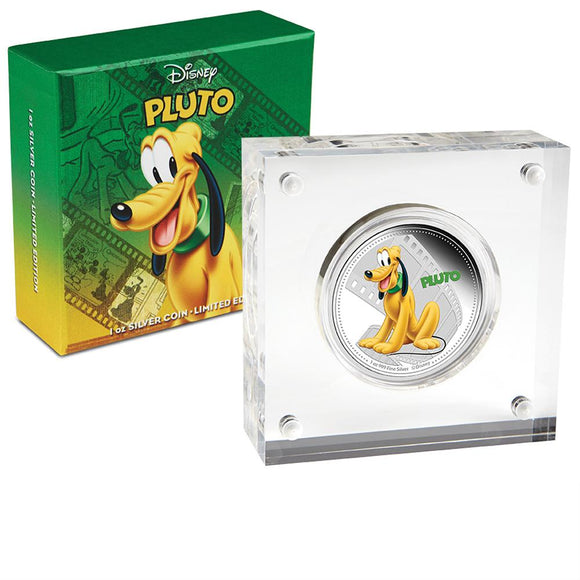 2014 Disney Mickey and Friends 1oz Silver Coin - Pluto