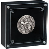 2020 Year Of The Mouse Lunar 2oz Silver Antiqued Coin