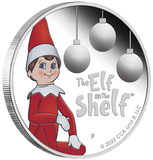 2022 The Elf on the Shelf 1/2oz Silver Proof Coin