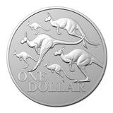 2020 Red Kangaroo Frosted Uncirculated 1oz Silver Coin