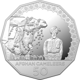 2020 The Afghan Cameleers 50c Silver Proof Coin