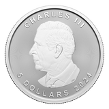 2024 1oz Silver Coin – Treasured Silver Maple Leaf First Strikes: Congratulations Privy Mark