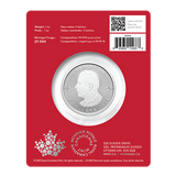 2024 1oz Silver Coin – Treasured Silver Maple Leaf First Strikes: Year of the Dragon Privy Mark