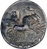 Rome, Curtia, Silver Denarius 116-115BC gVF