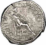 Rome, Caracalla, Silver Denarius 198-199AD gVF