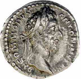 Rome Commodus, Silver Denarius 181AD gVF