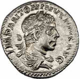Rome, Elagabalus, Silver Denarius 218-222AD gVF