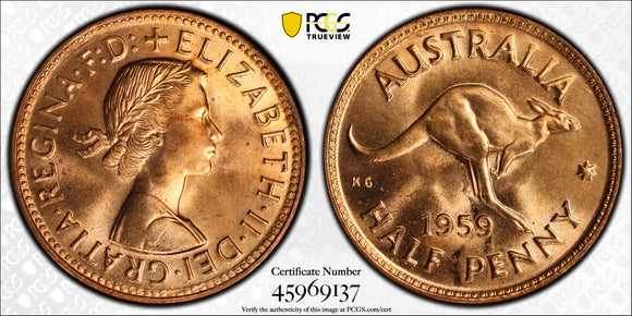 1959m Halfpenny MS65RD