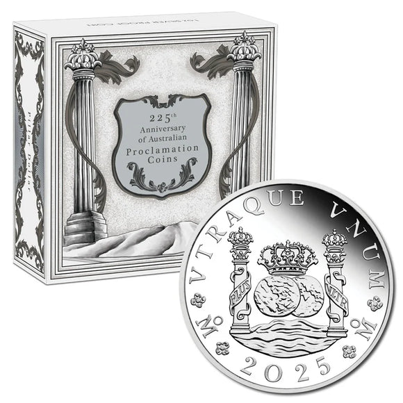 2025 225th Anniversary of Australian Proclamation Coins - Pillar Dollar 1oz Silver Proof Coin