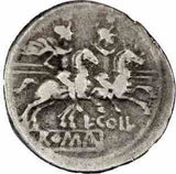 Rome, Coelia, Silver Denarius 189-180BC gVF