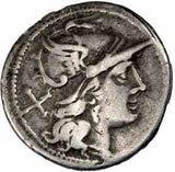 Rome, Coelia, Silver Denarius 189-180BC gVF