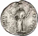 Rome Marcus Aurelius, Silver Denarius 157-158AD good Fine