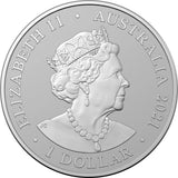 2021 $1 Star Dreaming The Shark In The Stars 1/2oz Silver Coloured Uncirculated Coin