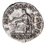 Rome Trajan, (A.D. 98–117) Silver Denarius EF