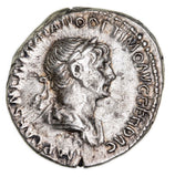 Rome Trajan, (A.D. 98–117) Silver Denarius EF