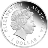 2012 $1 Discover Australia Red Kangaroo 1oz Silver Proof Coin