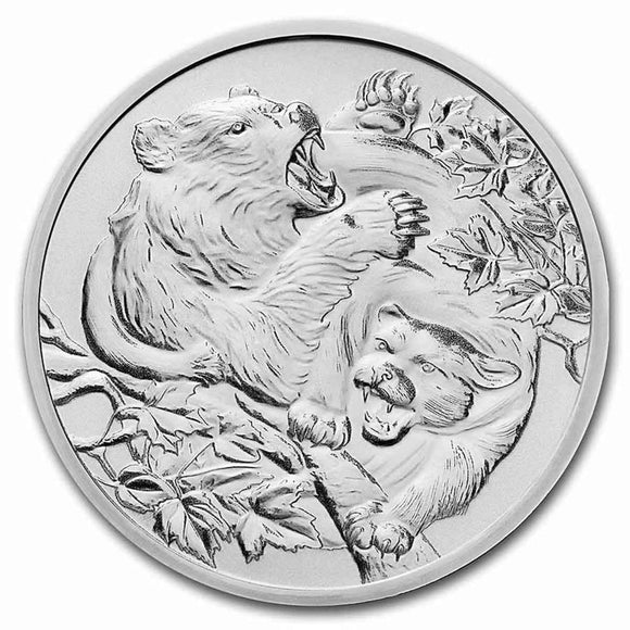 2022 Apex Predators Cougar and Bear 1oz Silver Coin