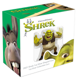 2021 Shrek 1oz Silver Shaped Coin