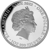 2022 $1 Australian Platypus 1oz Silver Coloured Proof Coin