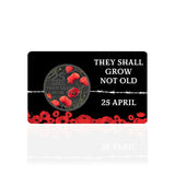 2026 ANZAC Day "They Shall Grow Not Old" Coloured BU Coin