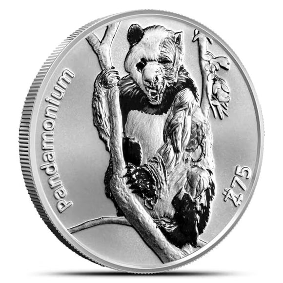 Pandamonium Zombucks 1oz Silver Round