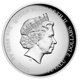 2022 The Simpsons - Bart Simpson 2oz Silver HR Proof Coin
