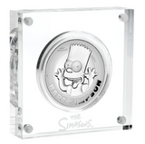 2022 The Simpsons - Bart Simpson 2oz Silver HR Proof Coin