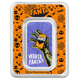PAMP Fanta Halloween 1oz Silver Bar with Color