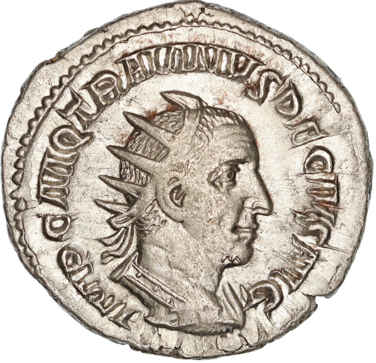 Gaius Messius Quintus Trajanus Decius 249-251 AD Silver Antoninianus E ...