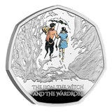 2023 GB The Lion, the Witch and the Wardrobe 50p Coloured Proof Coin