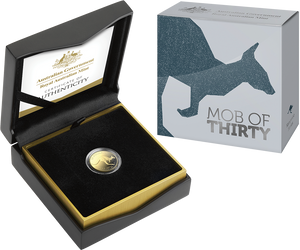 2023 Kangaroo Series 30th Anniversary – Mob of Thirty $10 ‘C’ Mintmark Gold Proof Coin