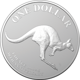 2023 Kangaroo Series 30th Anniversary – Mob of Thirty $1 1 oz ‘C’ Mintmark Fine Silver Frosted Uncirculated Coin