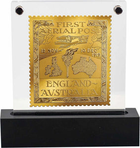1919 England to Australia First Flight Centenary Gold Tribute