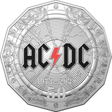 2023 50th Anniversary of ACDC 50c Coin