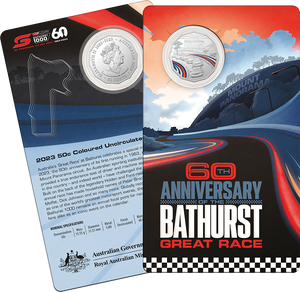 2023 60th Anniversary of Bathurst 50c Coin