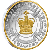 2023 King Charles III Coronation Crown $1 1oz Silver Proof Coin