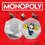 Legends of the Board - Mr Monopoly 2026 Silver Plated BU Coin