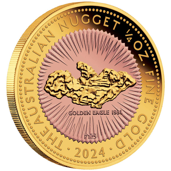 2024 Golden Eagle $25 Gilded 1/4oz Gold Proof Coin