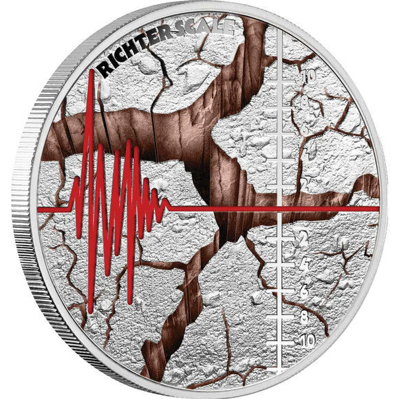 Richter Scale 90th Anniversary 2025 $1 1oz Silver Proof