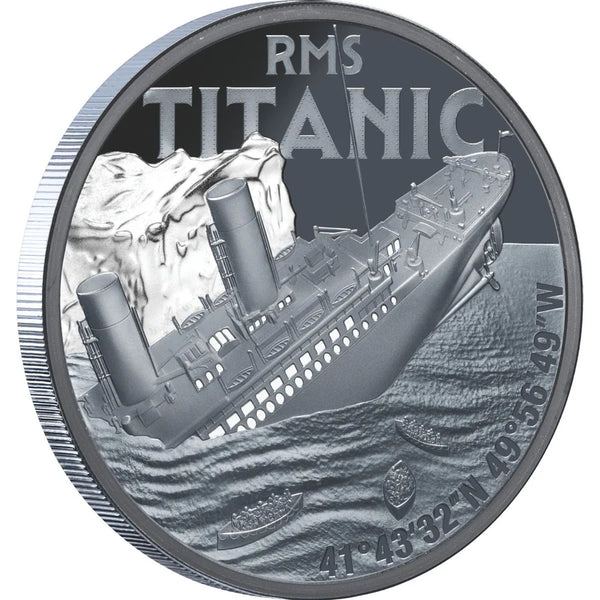 美品　珍品　RMS Titanic 1998 リベリア 20ドル 1oz銀貨 美品 珍品 RMS Titanic 1998 リベリア 20ドル 1oz銀貨 20 Dollars (RMS