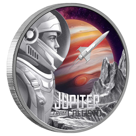 Jupiter from Callisto 2026 $1 1oz Silver Proof Coin
