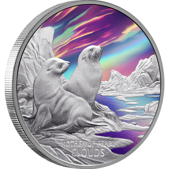 Mother-of-Pearl Clouds 2025 $1 1oz Silver Proof Coin