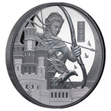 2026 Chess Rook $1 1oz Silver Black Proof Coin