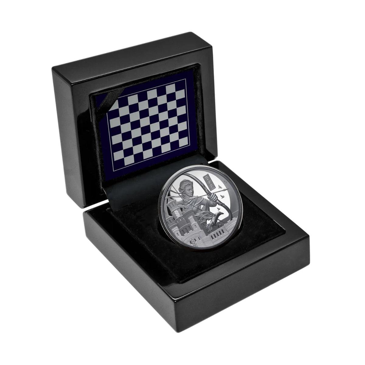 2026 Chess Rook $1 1oz Silver Black Proof Coin – Thompsons Coins