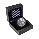 2026 Chess Rook $1 1oz Silver Black Proof Coin