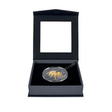 Tasmanian Tiger 2026 $1 Gold-plated 1oz Silver Black Proof Coin