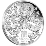 2024 Lunar Year of the Dragon 1oz Silver Proof Coin